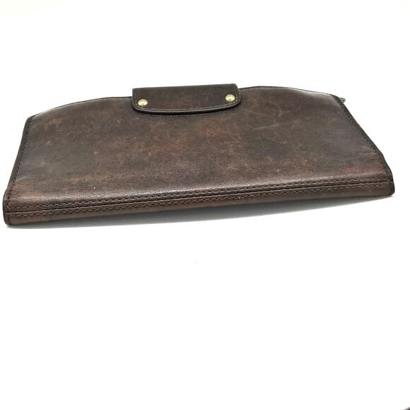 Coach Polished Leather Wallet | Gold Hardware | Blush Brown Bifold Holiday Gift - Picture 6 of 15